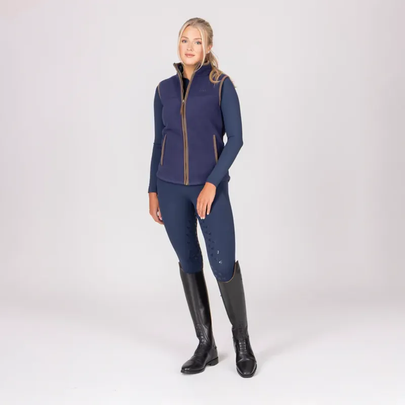 Aubrion Core Fleece Gilet Navy-3