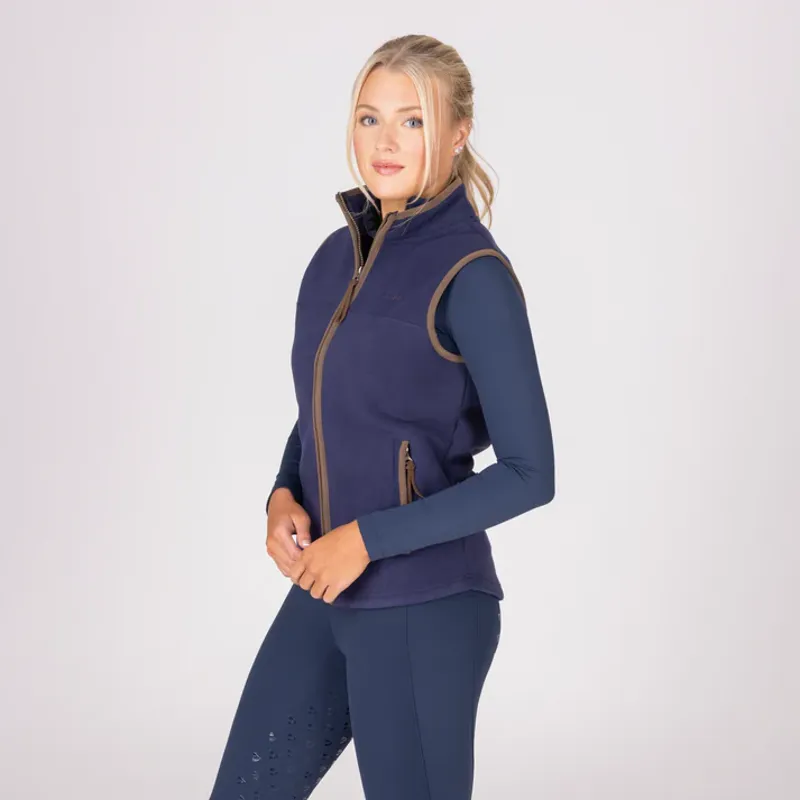 Aubrion Core Fleece Gilet Navy-2