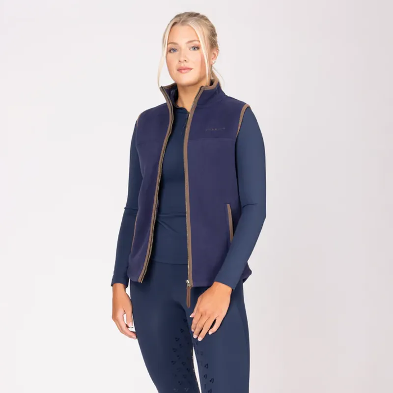 Aubrion Core Fleece Gilet Navy-1
