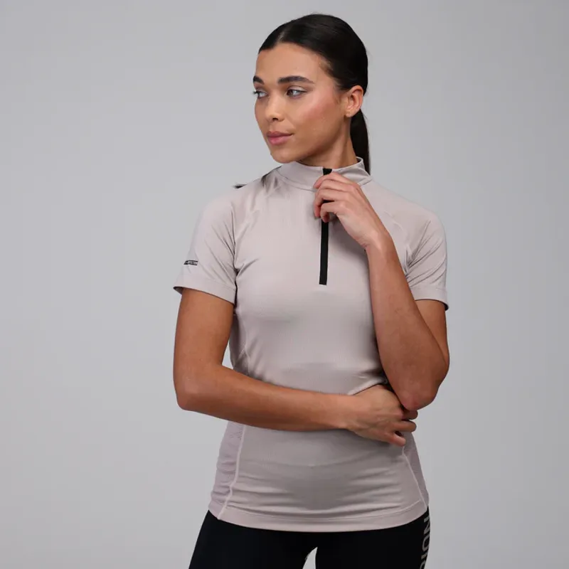 Aubrion React Short Sleeve Base Layer- Sand