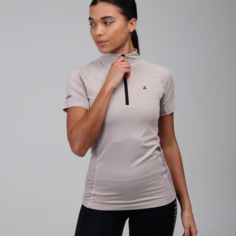 Aubrion React Short Sleeve Base Layer- Sand-3