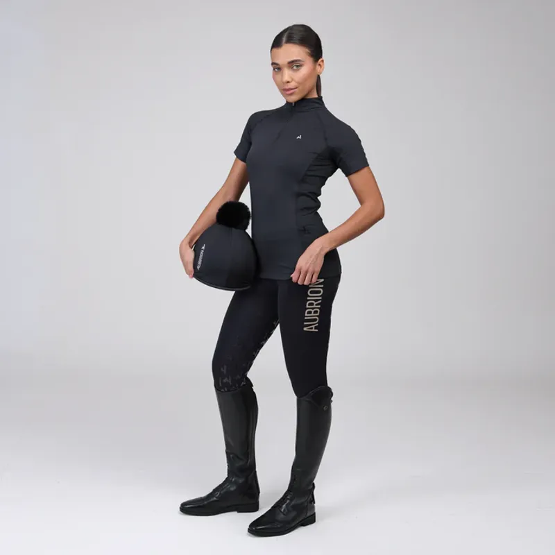 Aubrion React Short Sleeve Base Layer- Shadow-3