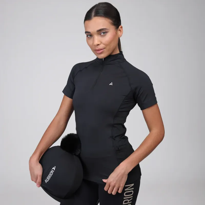 Aubrion React Short Sleeve Base Layer- Shadow