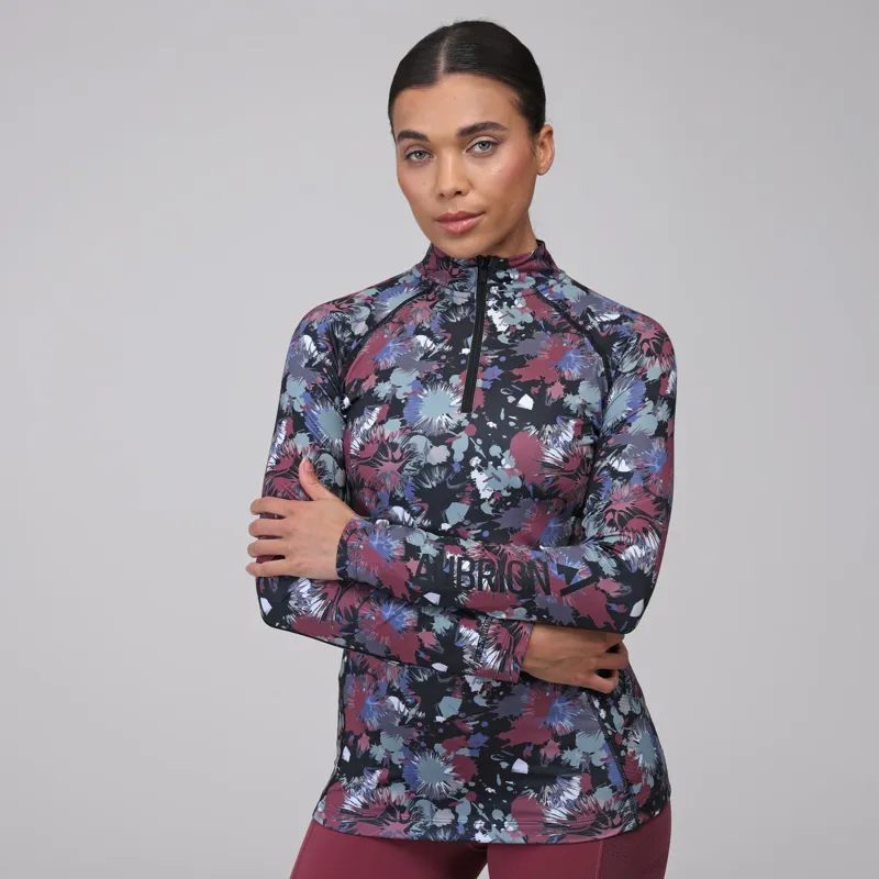Aubrion React Long Sleeve Base Layer-Abstract