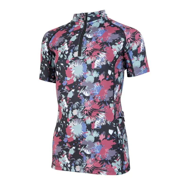 Aubrion React Junior Short Sleeve Base Layer-Abstract-2