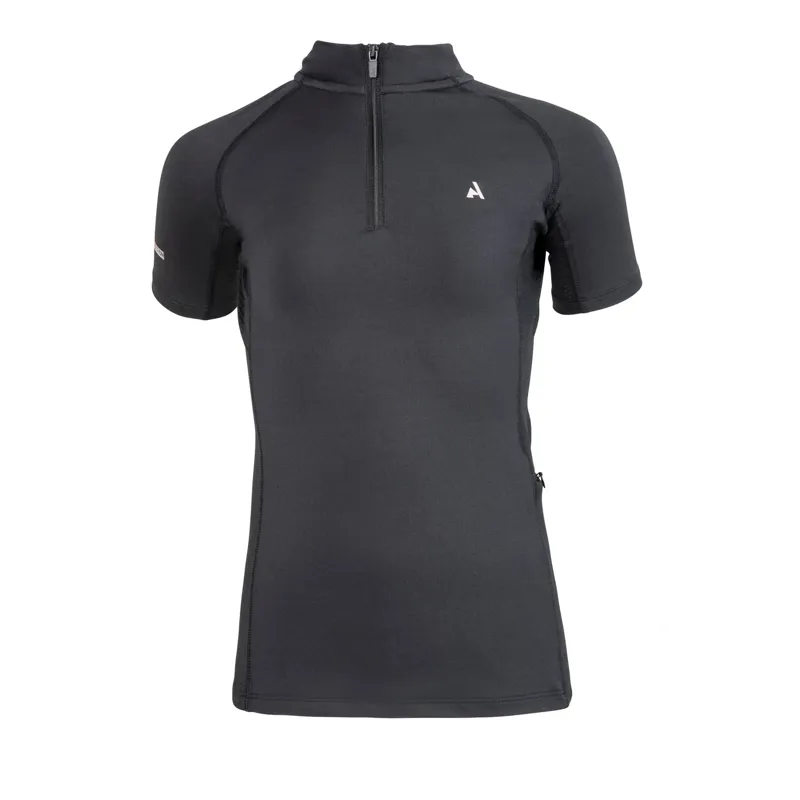 Aubrion React Short Sleeve Base Layer-Young Rider Shadow