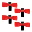 Equetech Horse Bridle Warning Ribbons Red