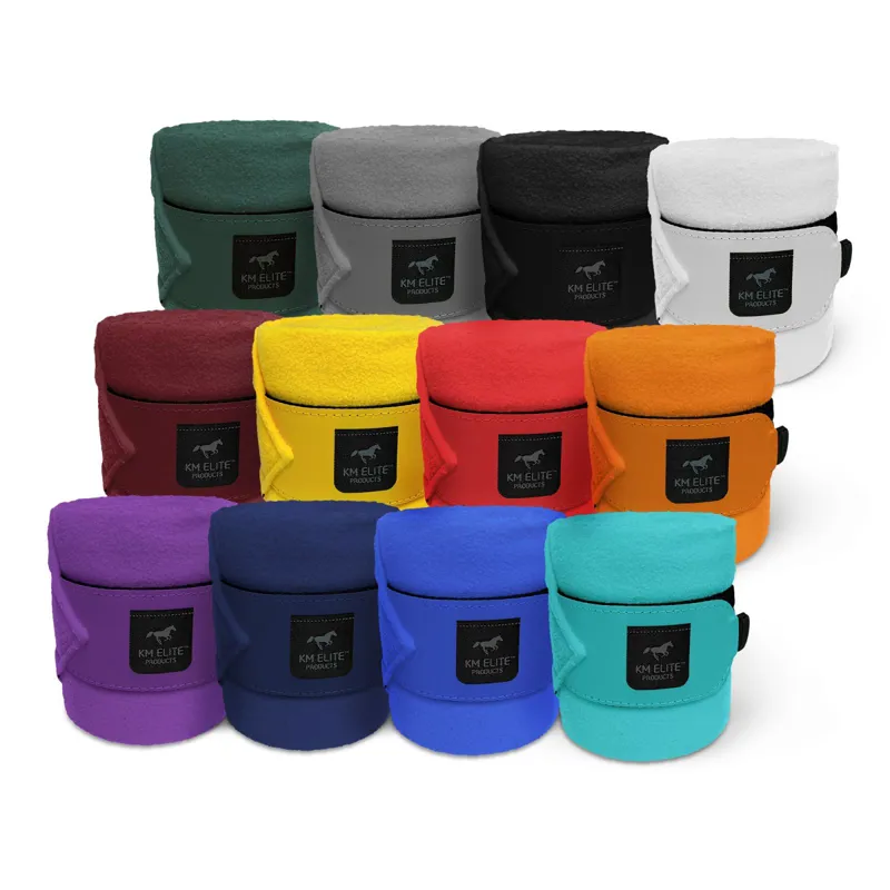 KM Elite Polo Bandages Grey