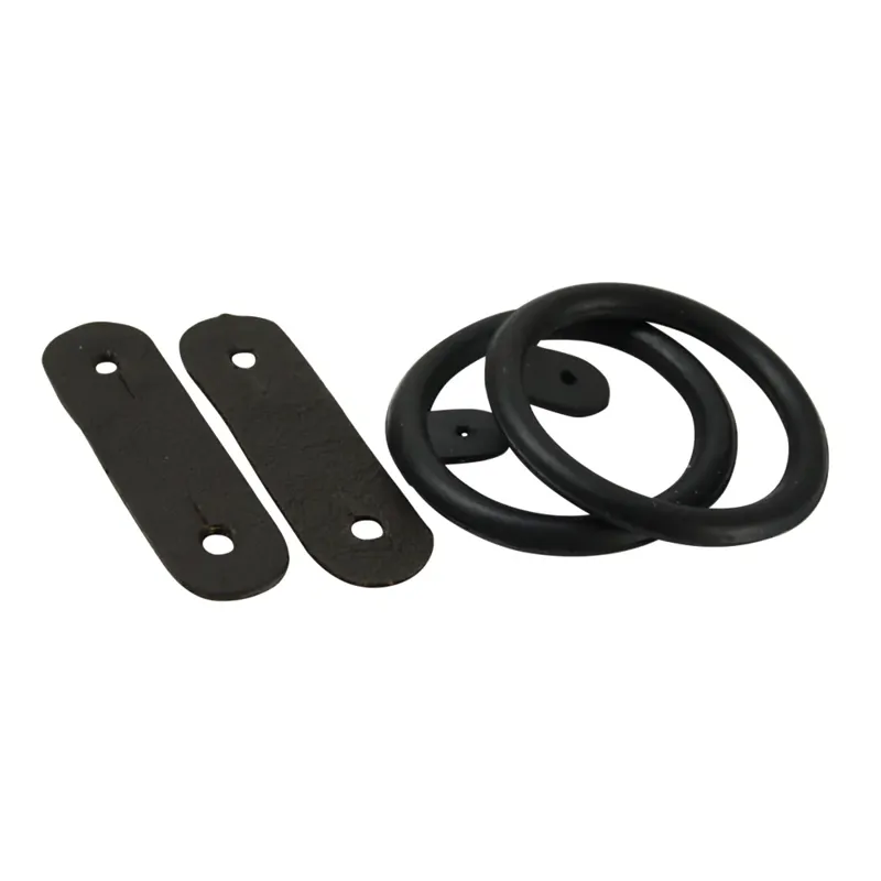 Hy Equestrian Peacock Rings and Leather Straps Brown-1