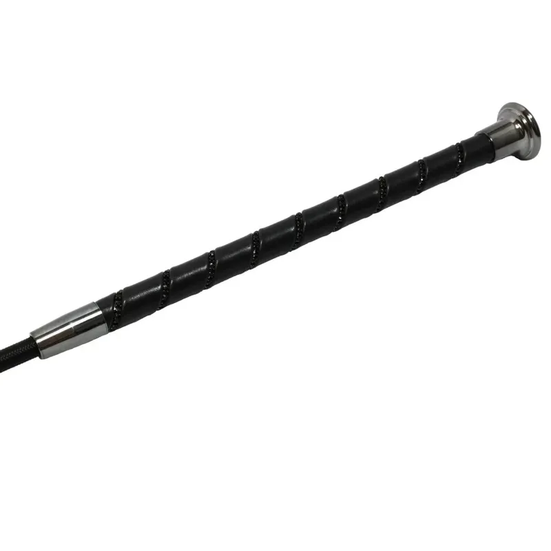 Coldstream Reston Crystal Dressage Whip Black 110cm