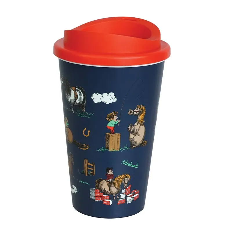 Hy Thelwell Take Away Cup Navy/Red 350ml