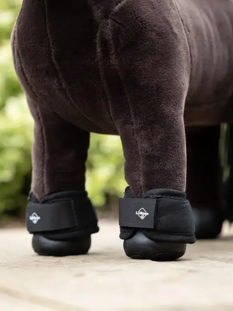 LeMieux Toy Pony Over Reach Boots Black-1