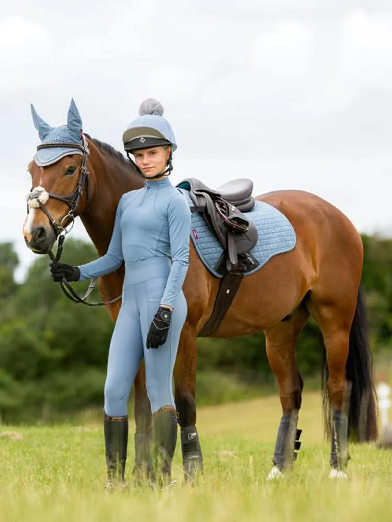 LeMieux Young Rider Base Layer Ice Blue-3
