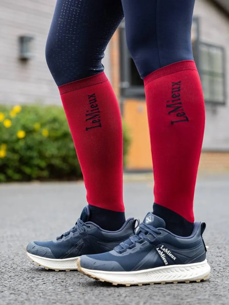 LeMieux Competition Sock Chilli Small 2 pack-1
