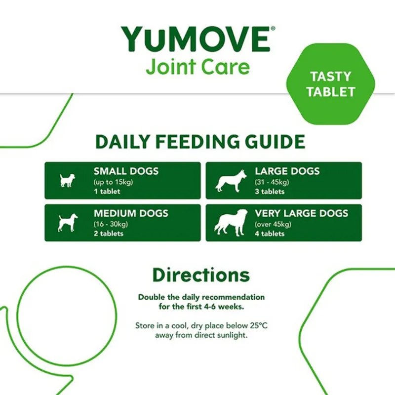 YuMOVE Joint Care for Adult Dogs  60 pack-8