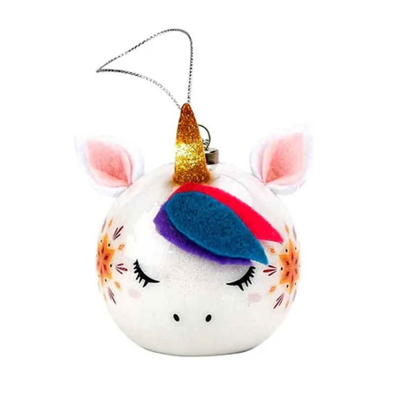 Jenkinsons LED Unicorn Tree Bauble Decoration