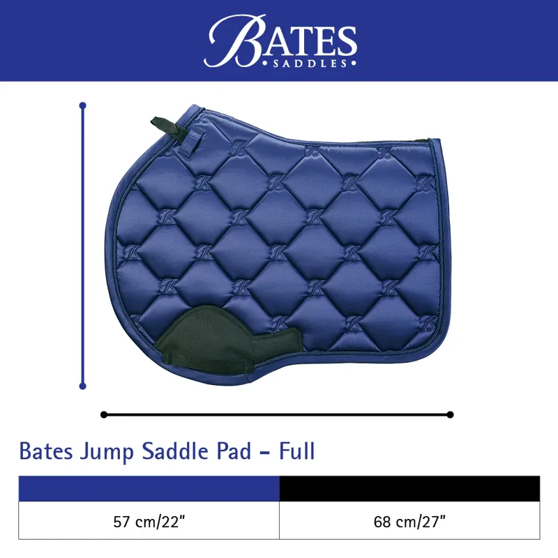Bates Jump Saddle Pad Large Navy-1