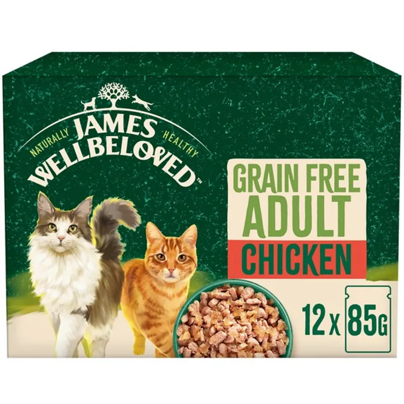 Wellbeloved Cat Chicken GF Adult Pouch 12 x 85g