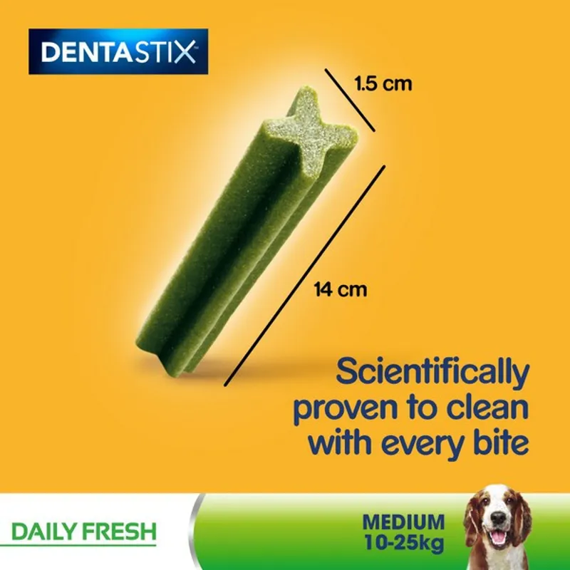 Pedigree Dentastix Fresh Daily Dental Chews Medium Dog 5 Sticks-7