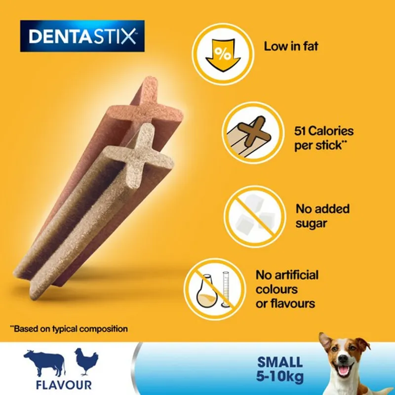 Pedigree DentaStix Daily Dental Chews Small Dog 7 Sticks-3