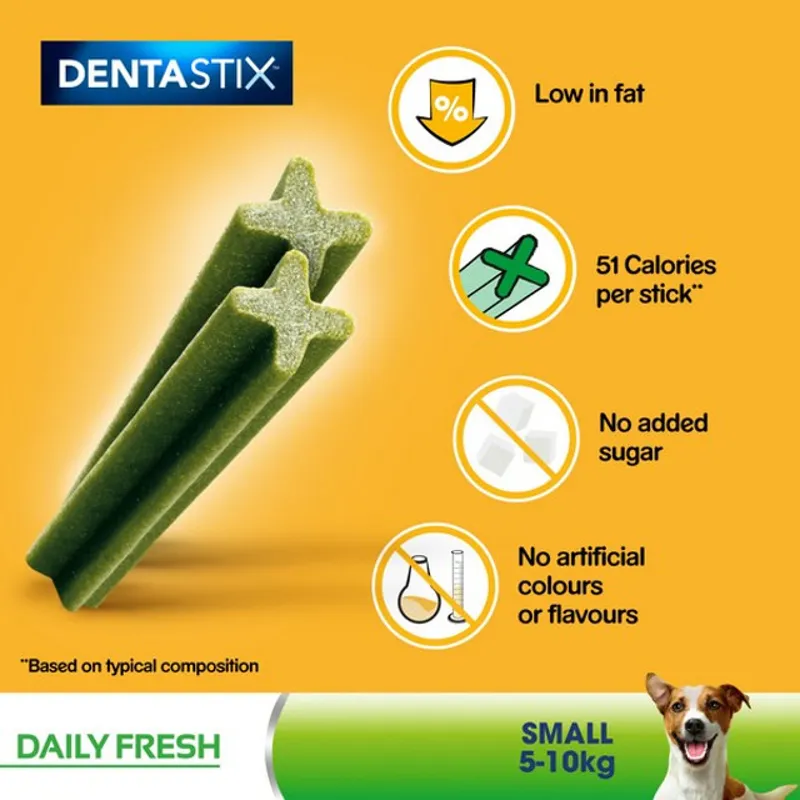 Pedigree Dentastix Fresh Daily Dental Chews Small Dog 7 Stick-3
