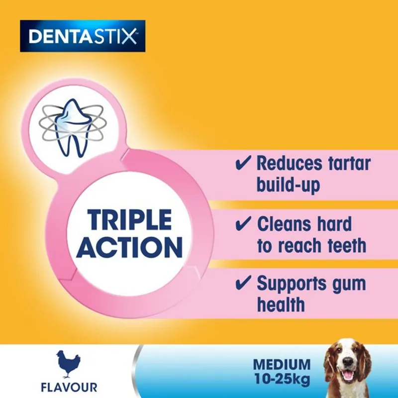 Pedigree DentaStix Daily Dental Chews Medium Dog 5 Sticks-3