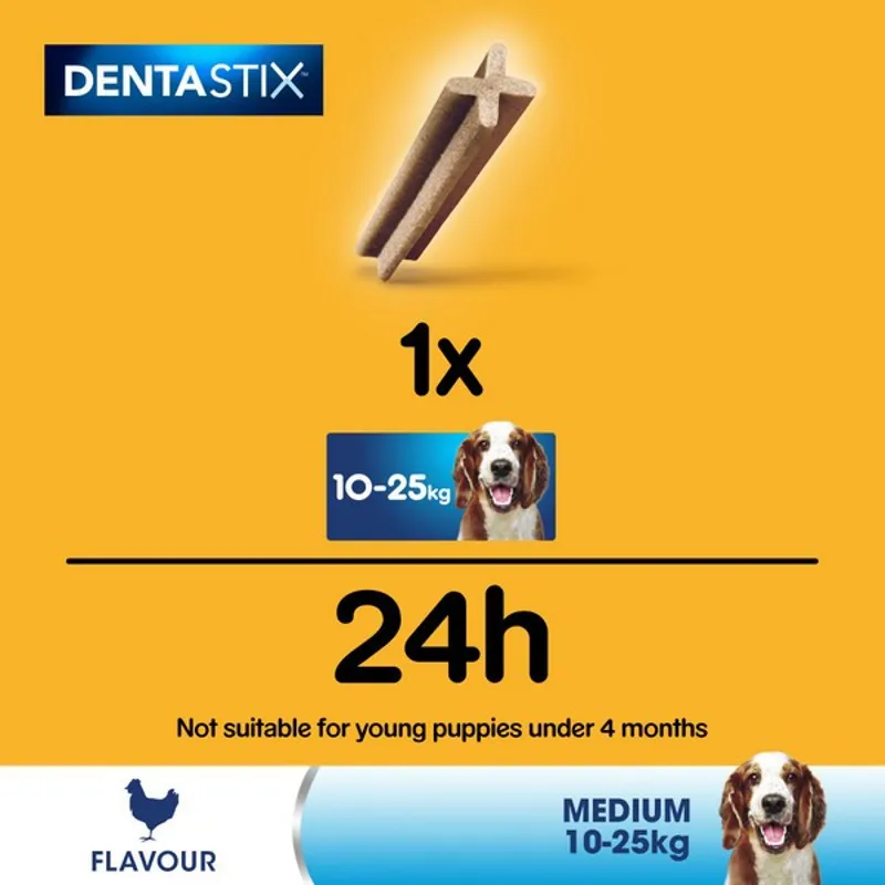 Pedigree DentaStix Daily Dental Chews Medium Dog 5 Sticks-5
