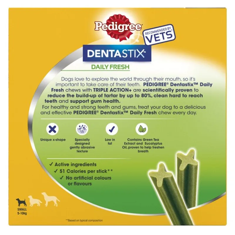 Pedigree DentaStix Daily Dental Chews Small Dog 35 Sticks-5
