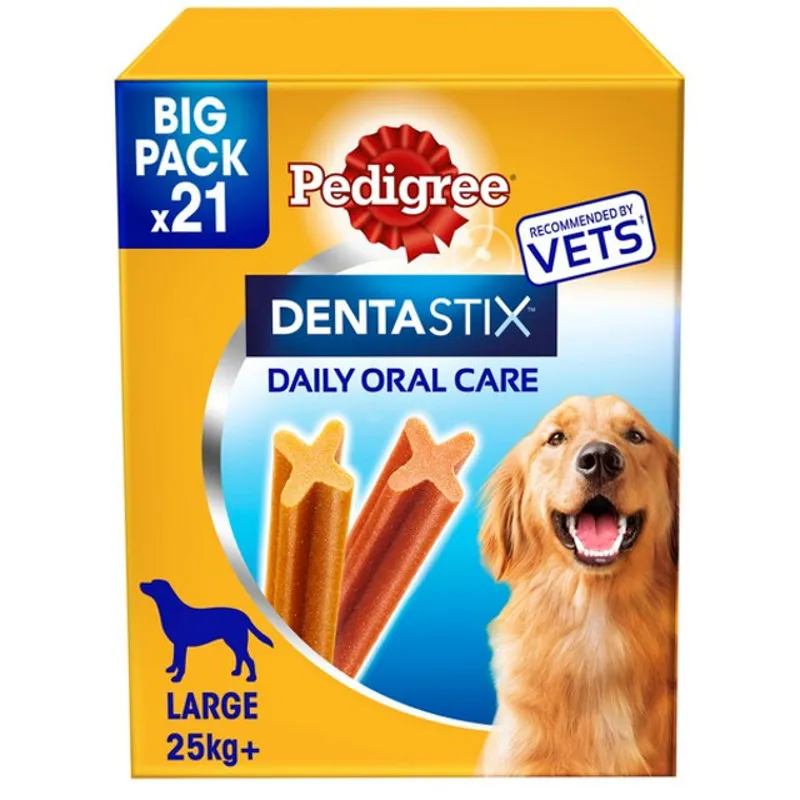 Pedigree DentaStix Daily Dental Chews Large Dog 21 Sticks