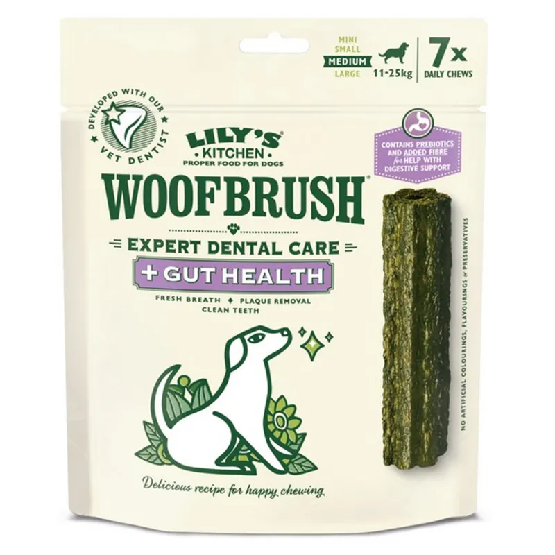 Lilys Kitchen Medium Gut Health Woofbrush 7Pack
