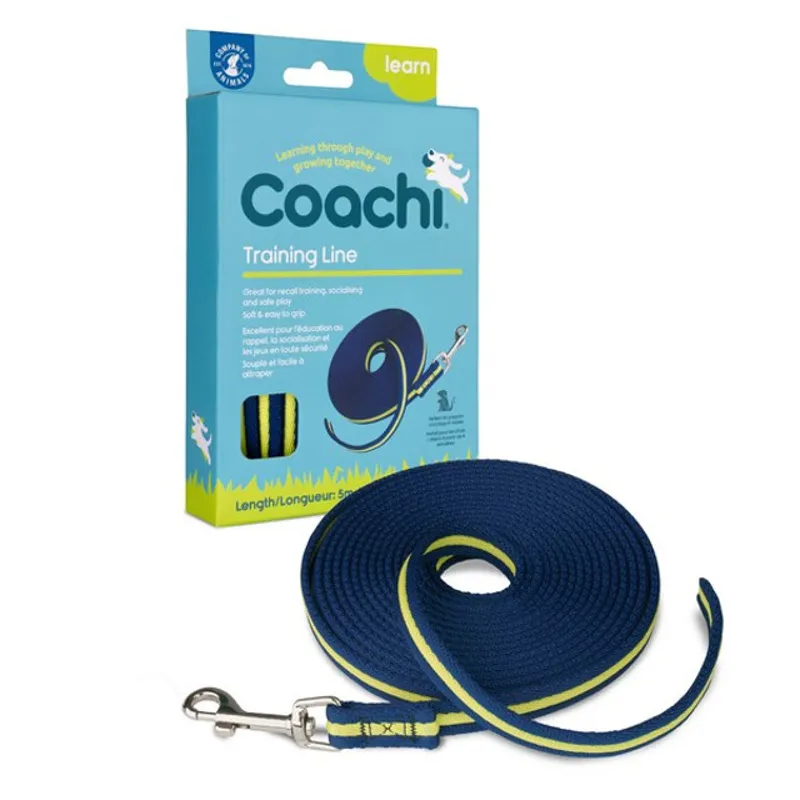 CoA Coachi Training Line Navy and Lime 5m
