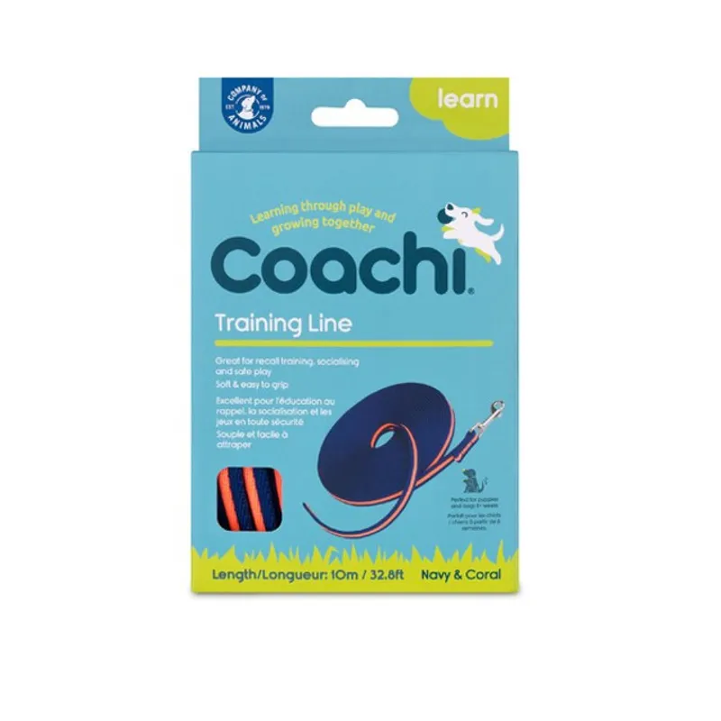 CoA Coachi Training Line Navy and Coral 10m-2