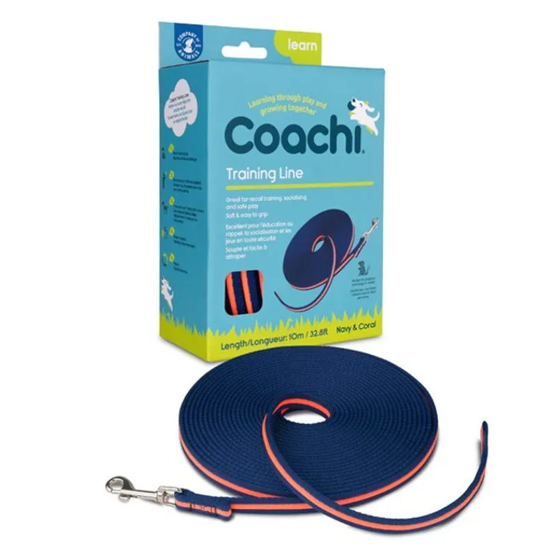 CoA Coachi Training Line Navy and Coral 10m