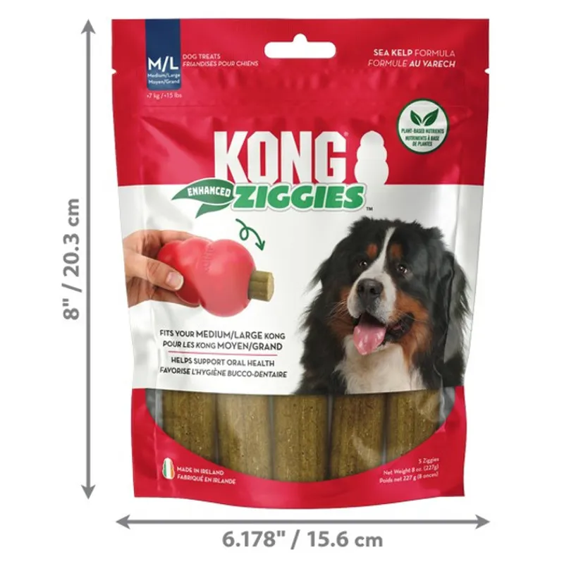 KONG Ziggies Enhanced Medium Large 227g-1