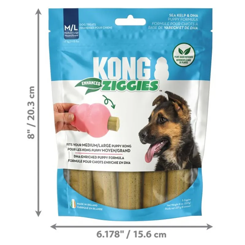 KONG Ziggies Enhanced Puppy Medium Large 227g-1