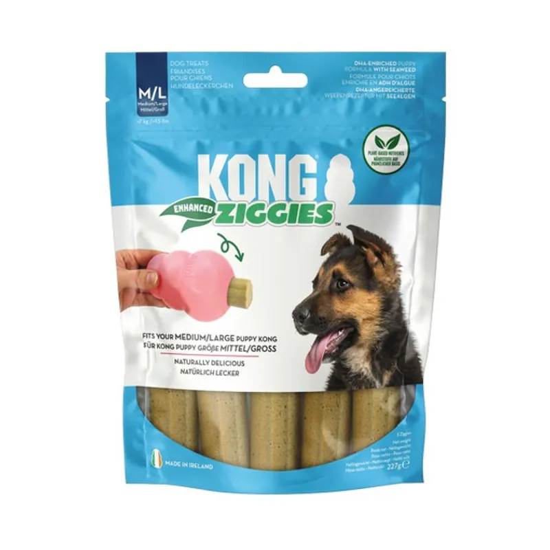  KONG Ziggies Enhanced Puppy Medium Large 227g