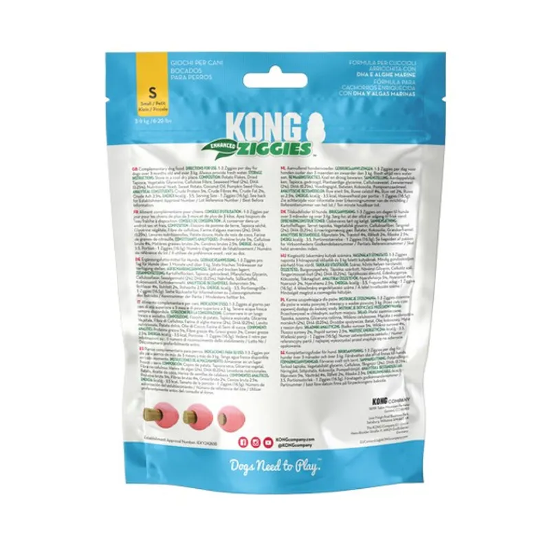 KONG Ziggies Enhanced Puppy Small 198g-5