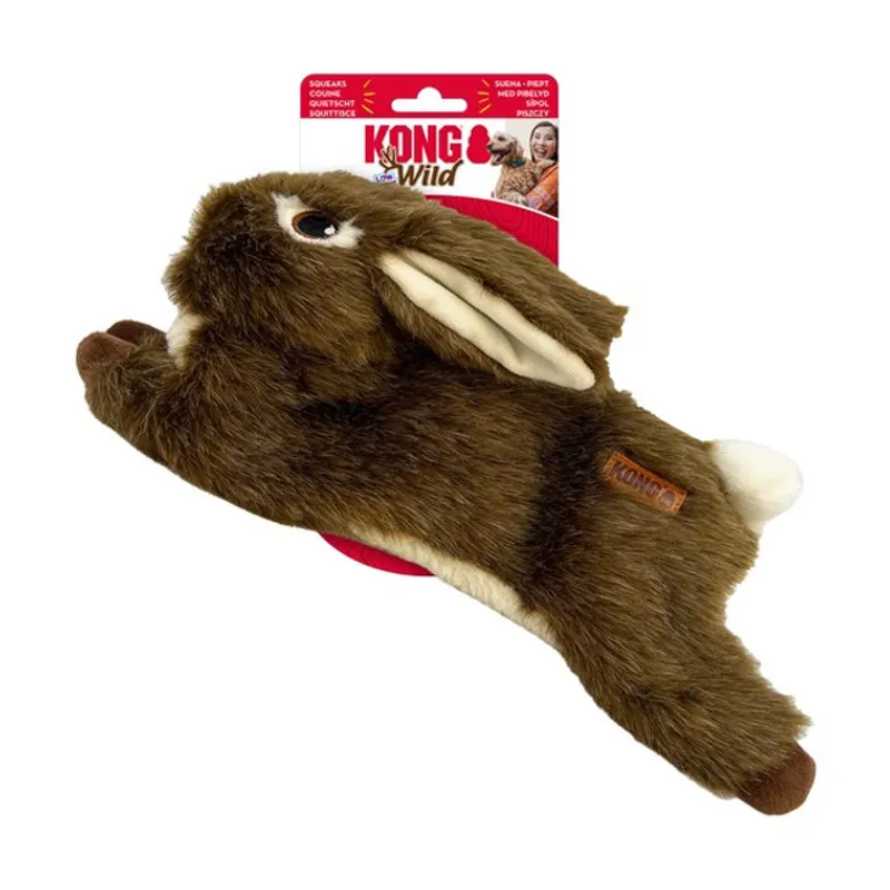 KONG Wild Low Stuff Rabbit Medium