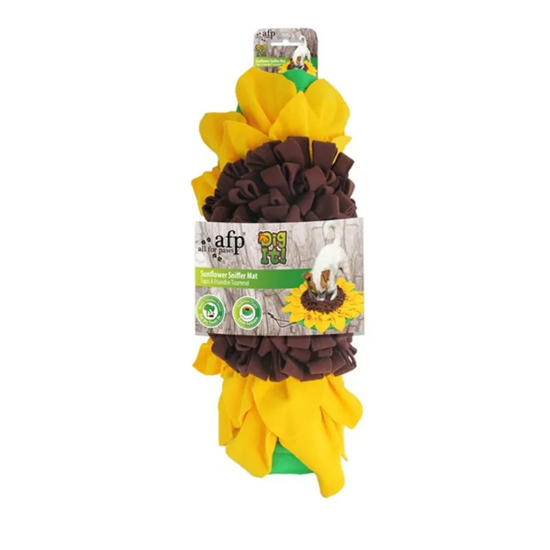 All For Paws Dig It Sunflower Snuffle Mat Foldable 60x60cm