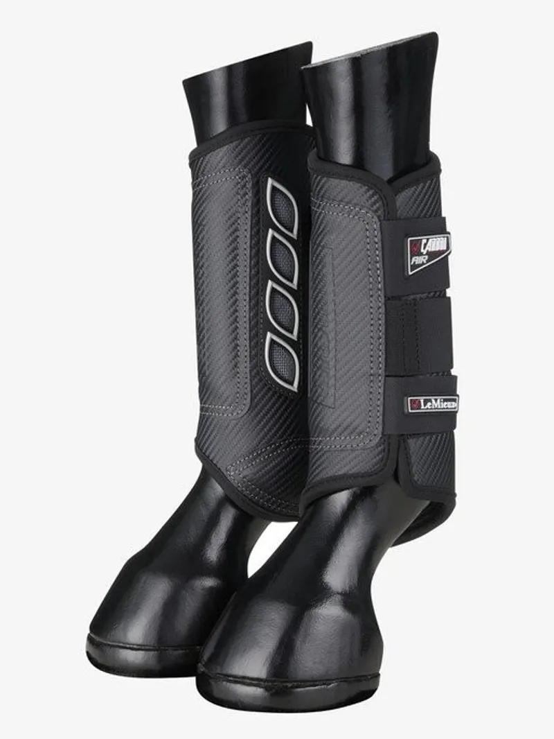 LeMieux Carbon Air XC Hind Boots Black-6