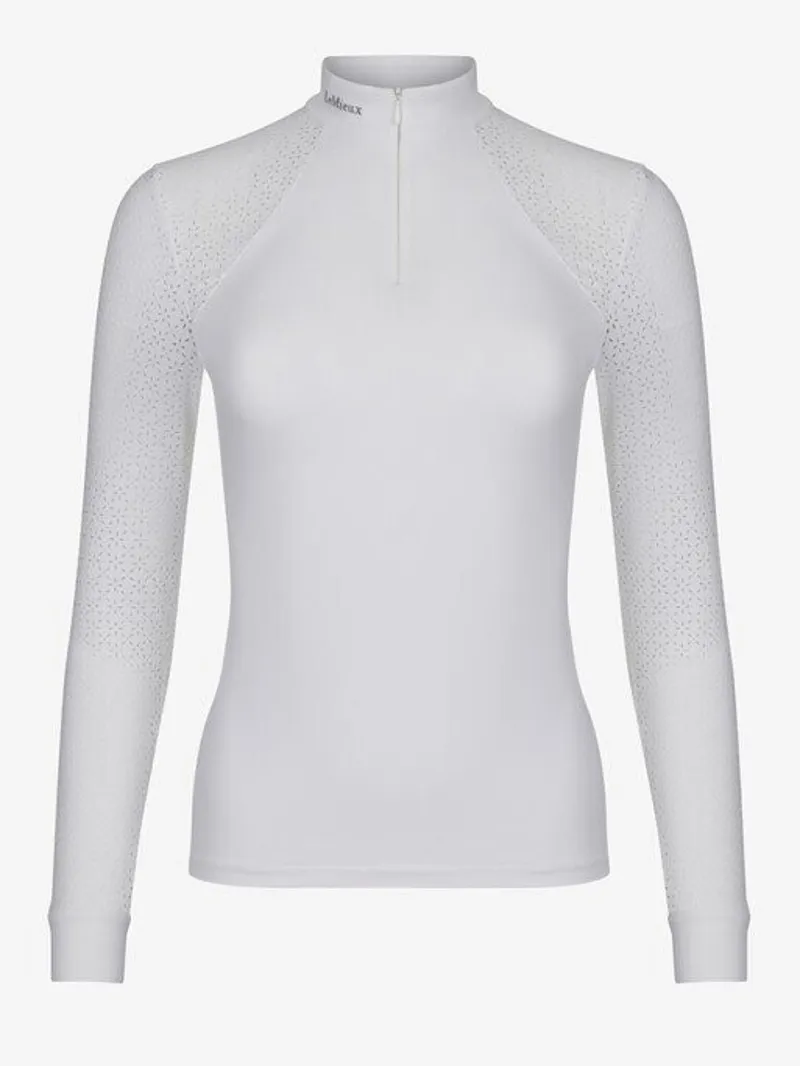 LeMieux Olivia Long Sleeve Show Shirt White