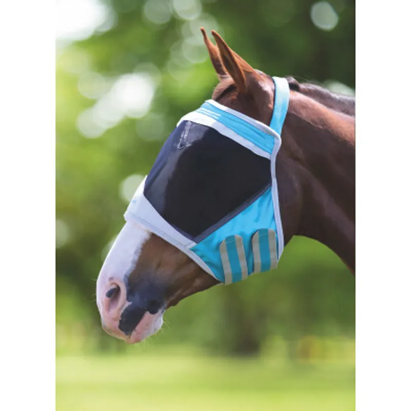 FlyGuard Pro Fine Mesh Earless Fly Mask BLACK-1