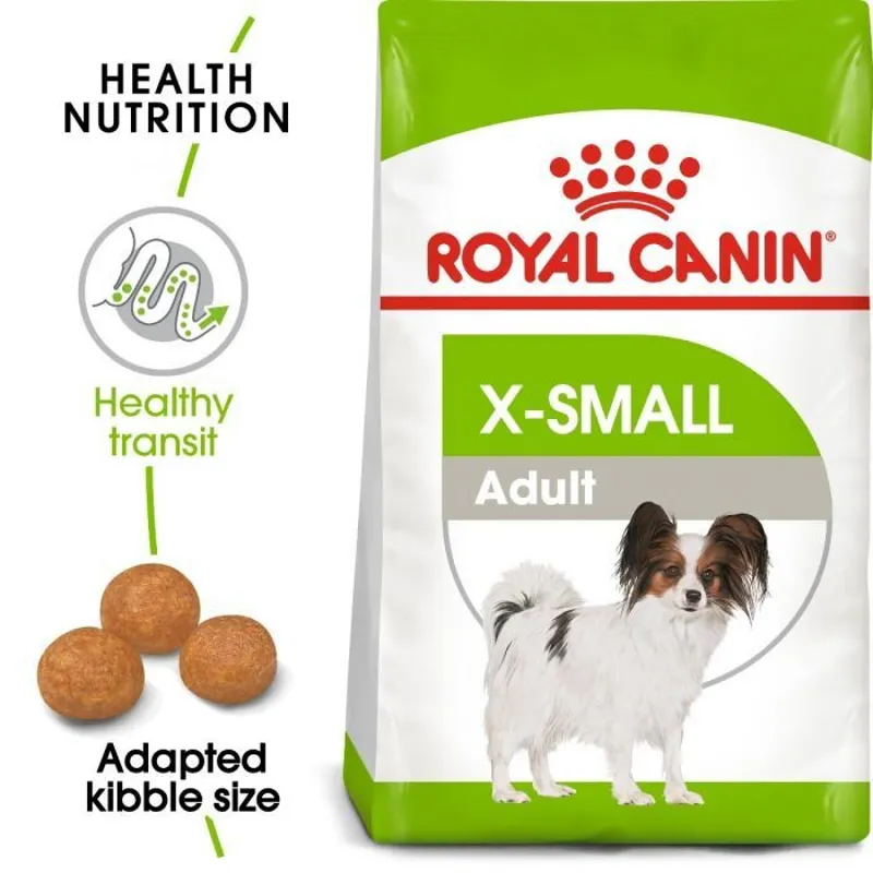 Royal Canin X-Small Adult Dry Dog Food 1.5kg-2