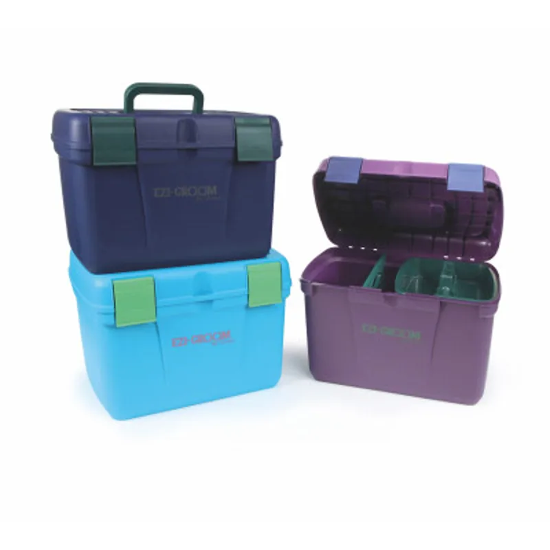 EZI-GROOM Deluxe Grooming Box BRIGHT BLUE one size