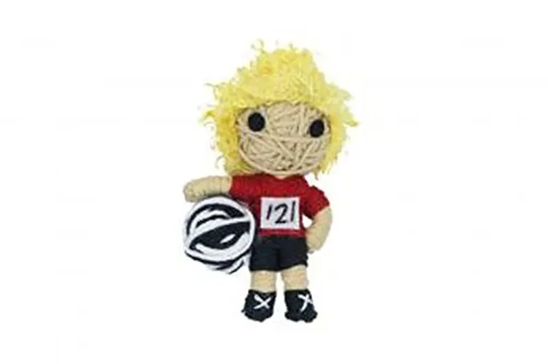 Footballer String Doll With Catnip