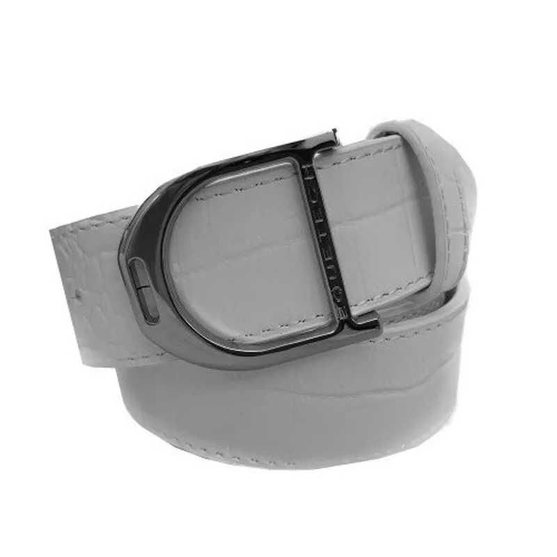 Equetech Stirrup Leather Belt Grey 70cm