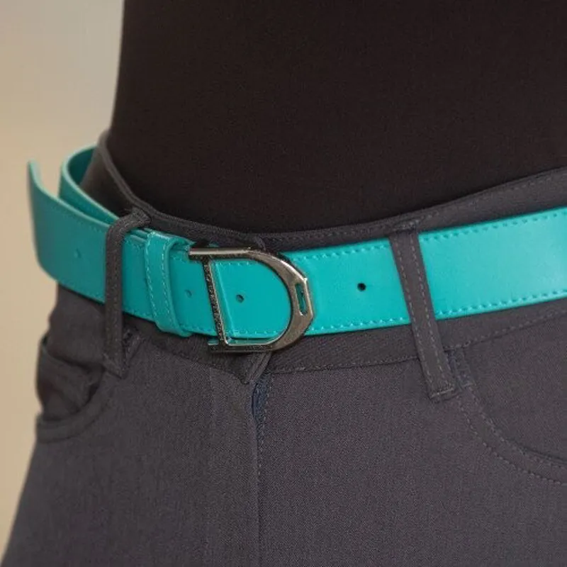 Equetech Stirrup Leather Belt Turquoise-1