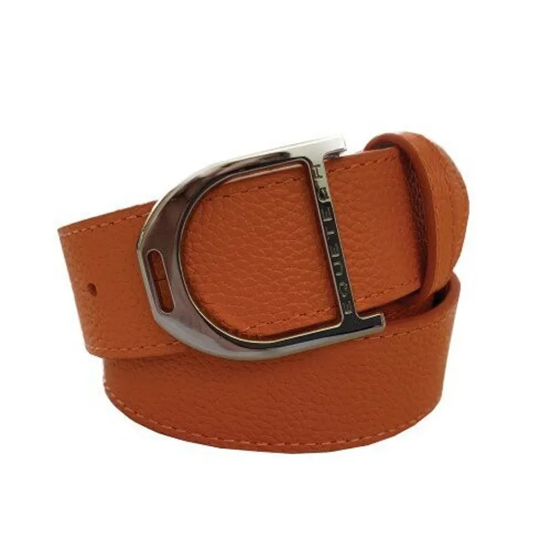 Equetech Stirrup Leather Belt Medium Orange