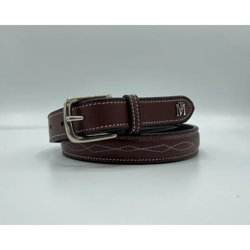 Mark Todd Fancy Stitch Belt Havana