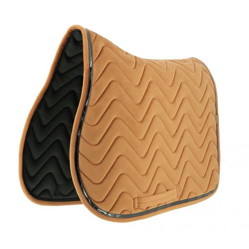 Equitheme Glossy Saddle Pad Full Orange-2